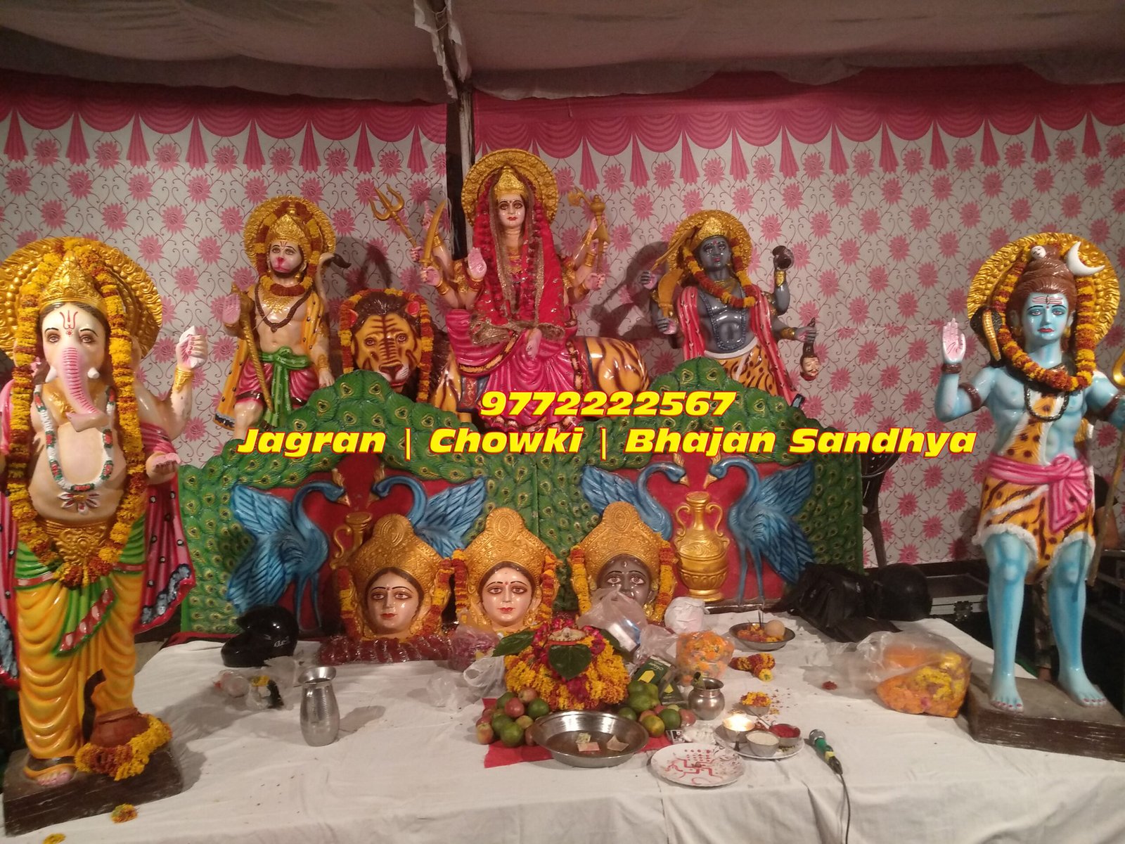 Maa Bhagwati Jagran Mata Ki Chowki Bhajan Sandhya Organizing Services Jaipur