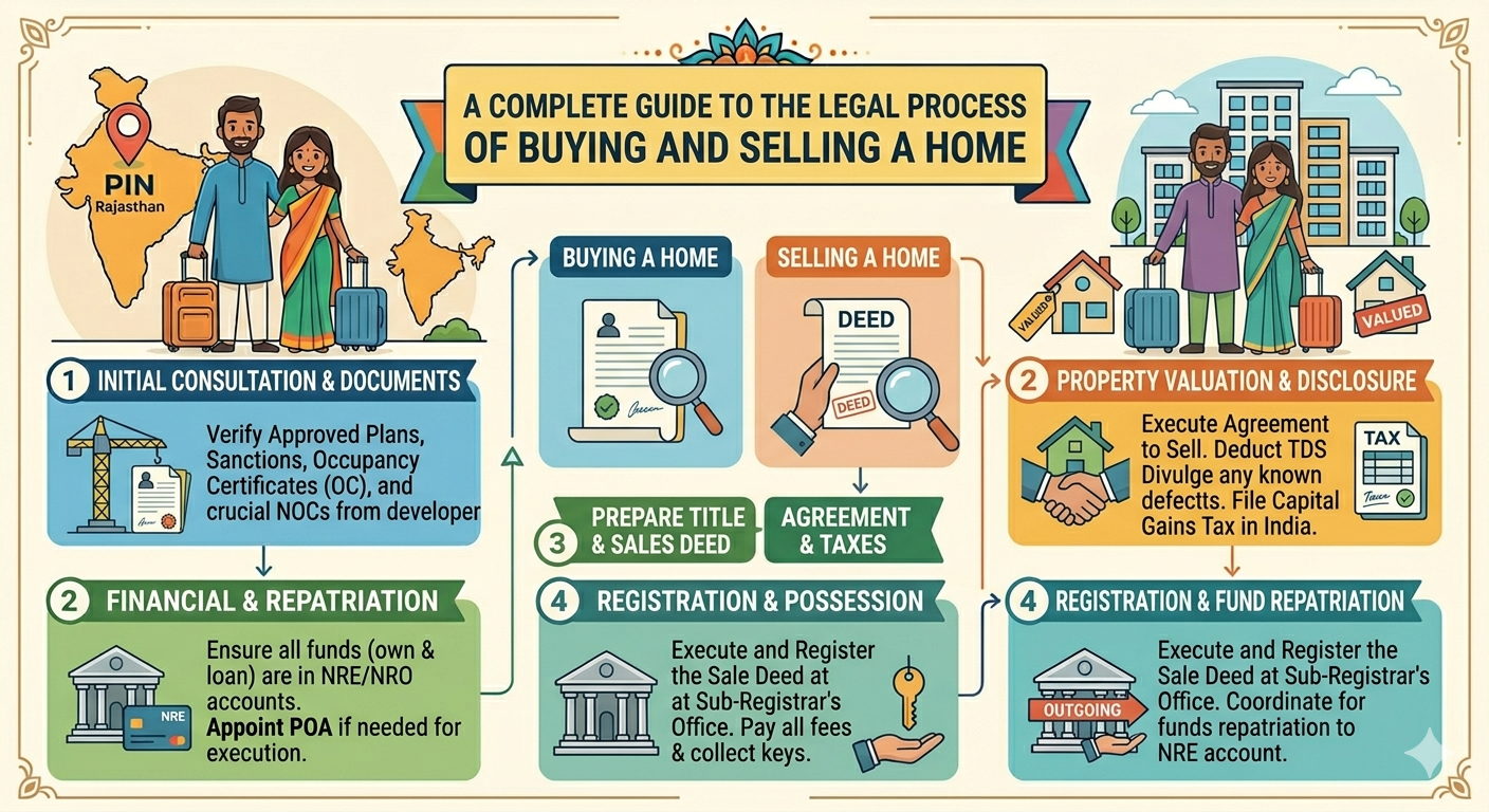 LEGAL PROCESS OF BUYING AND SELLING A HOME