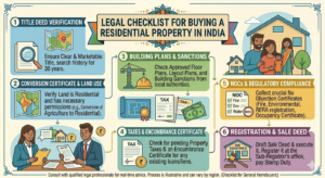 Legal Checklist for Buying a Residential Property in India