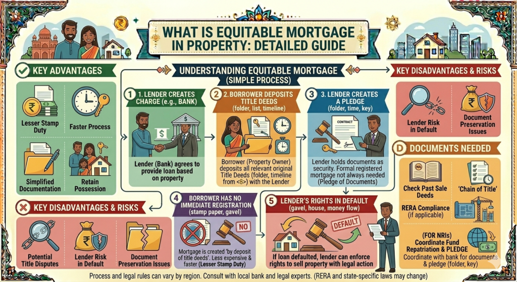 What is Equitable Mortgage in Property