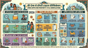 प्रॉपर्टी टाइटल वेरिफिकेशन के लिए कोई ऐप फ्री ?