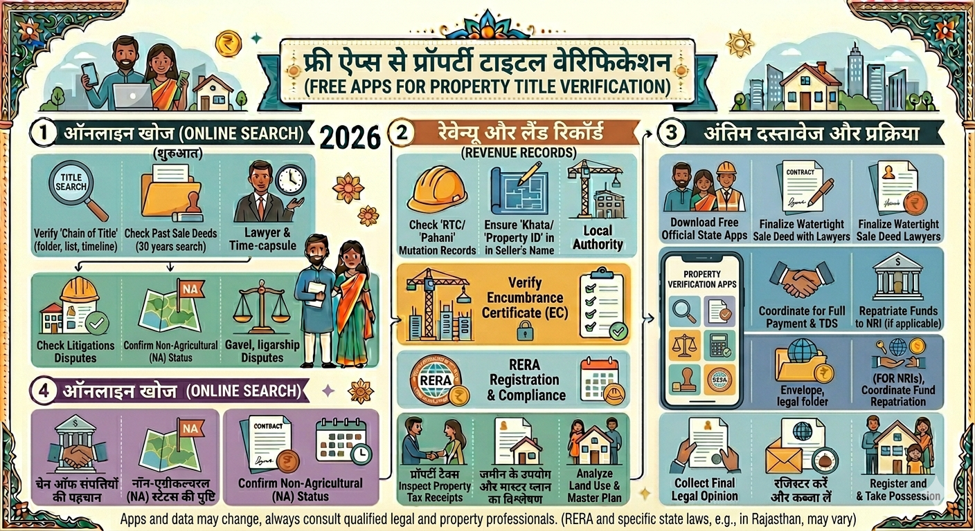 प्रॉपर्टी टाइटल वेरिफिकेशन के लिए कोई ऐप फ्री